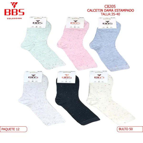 CALCETIN PARA DAMA ESTAMPADO