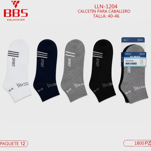 CALCETIN ESTAMPADO PARA CABALLERO