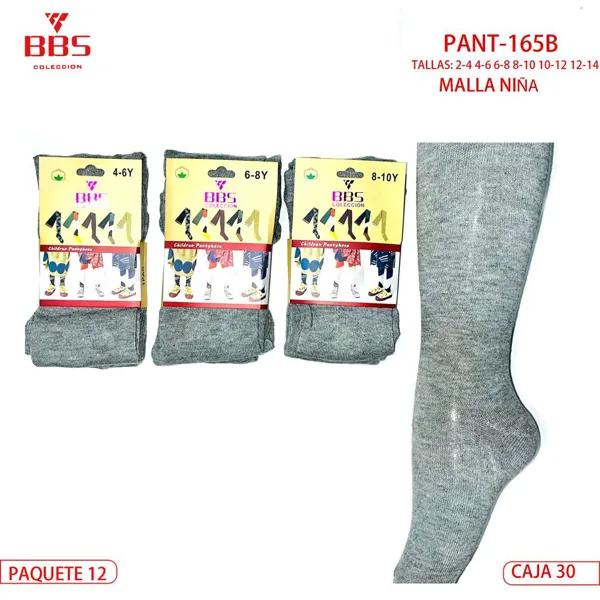 MALLA GRIS 2-4,4-6,6-8,8-10,10-12,12-14