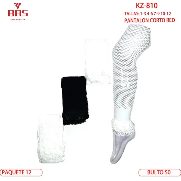 PANTALON CORTO NINA 1-3,4-6,7-9,10-12