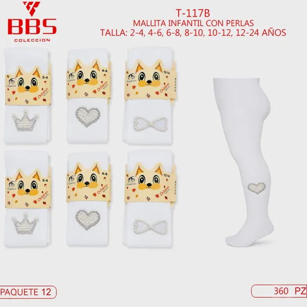 MALLA CON PERLAS INFANTIL