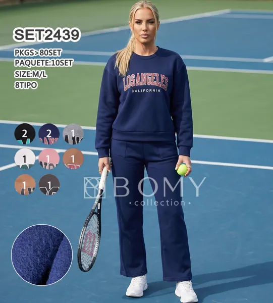 Conjunto de Sudadera y Pantalón Deportivo-SET2439