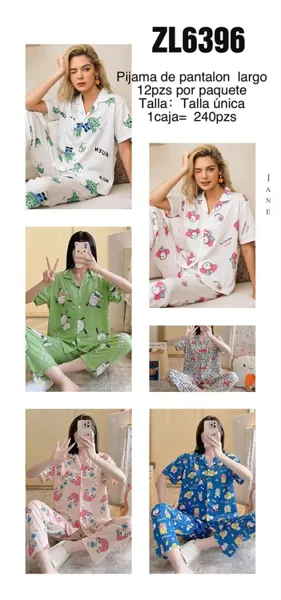 Pijama de pantalón largo-ZL6396