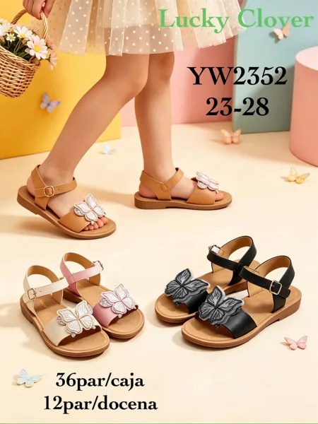 Sandalias con mariposas-YW2352