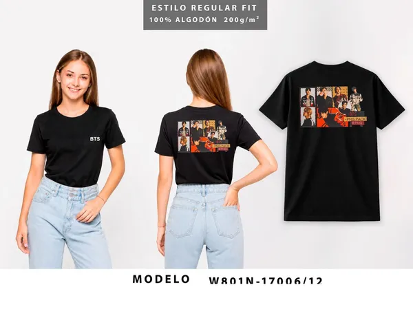 playeras de manga corta