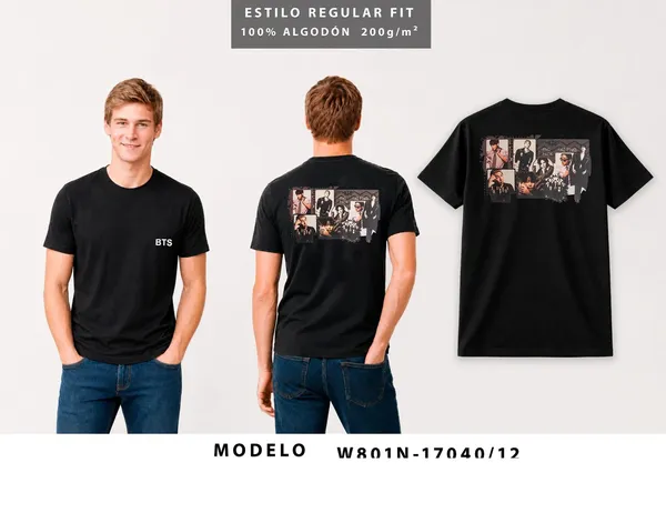 playeras de manga corta