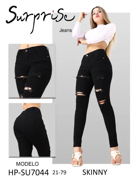 Jeans skinny con rotos Surprise