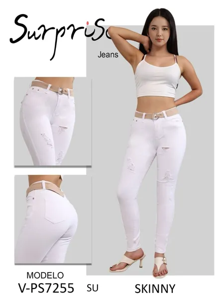 Jeans skinny con rotos Surprise