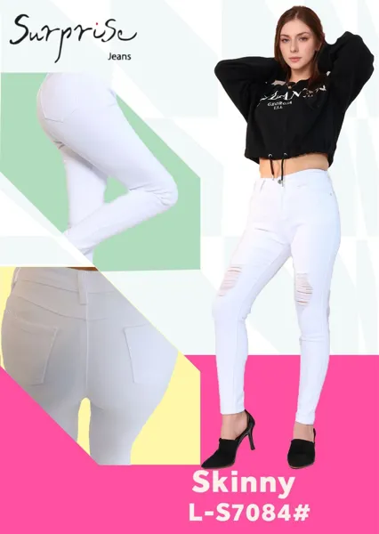 Jeans skinny con rotos Surprise