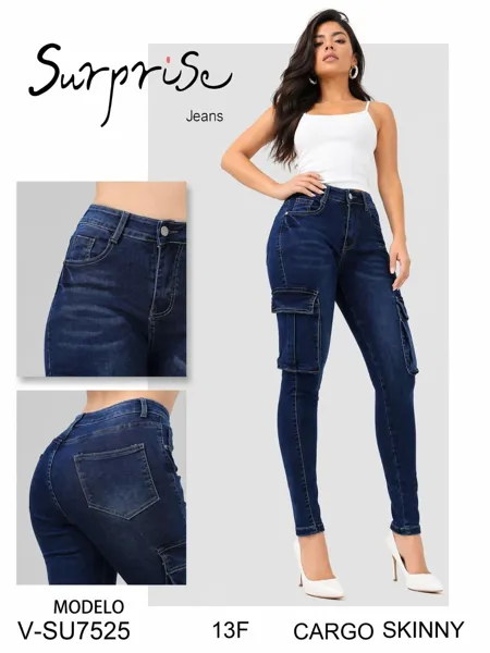 Jeans Skinny Cargo