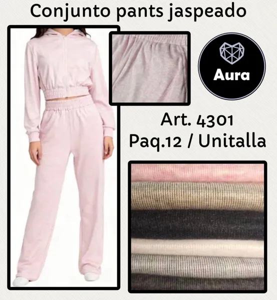 Conjunto pants jaspeado