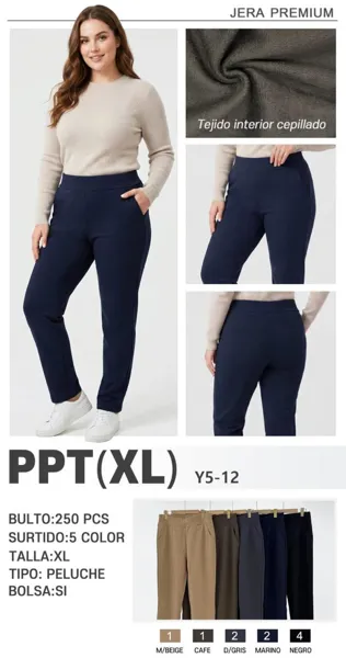 Pantalón tipo peluche