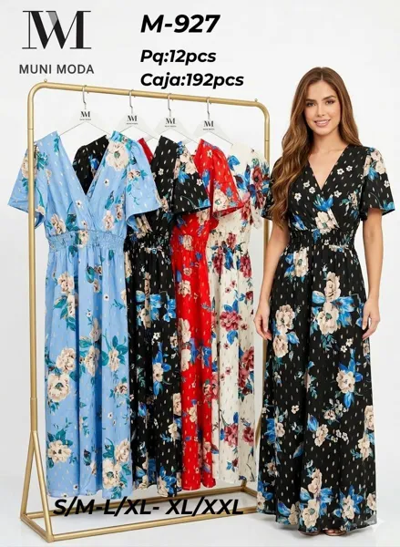 Vestido largo floral
