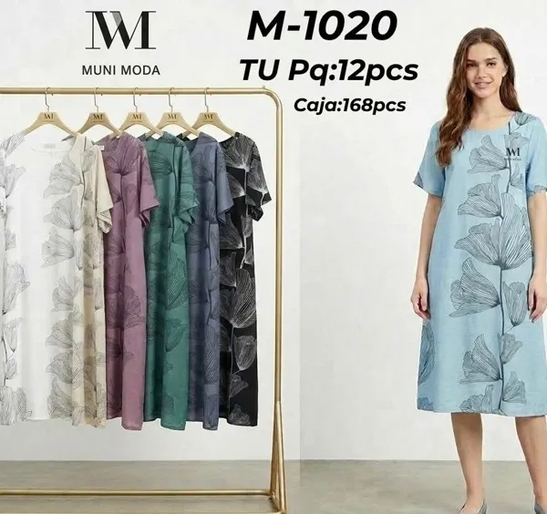 Vestido estampado de flores