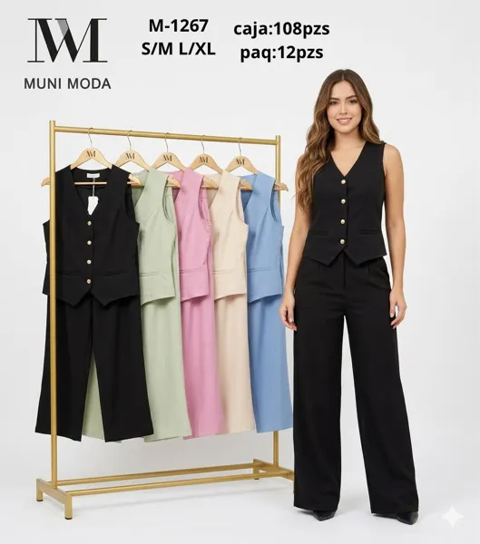 Conjunto de Chaleco y Pantalón de Vestir