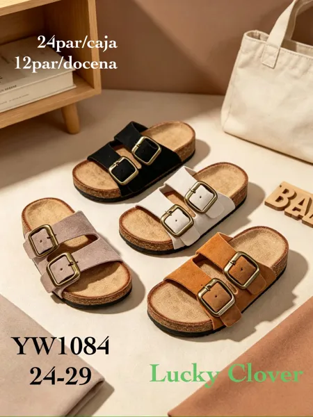 Sandalias de dos hebillas