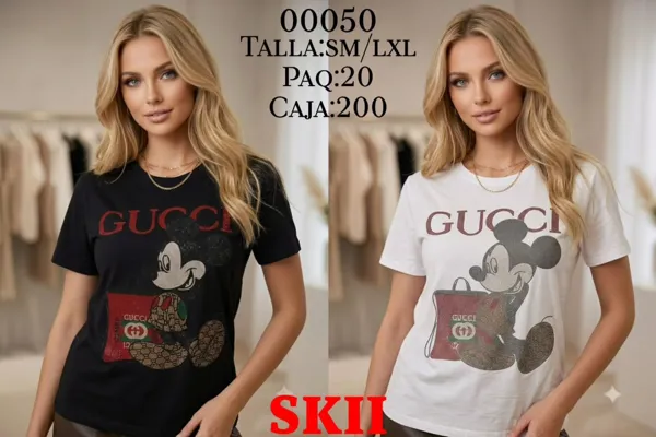 Playera Mickey Mouse Gucci