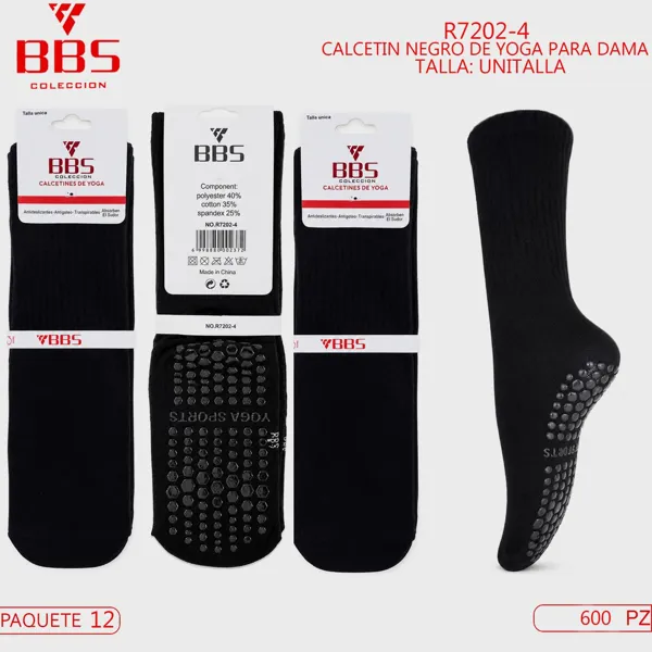 CALCETIN NEGRO PARA YOGA