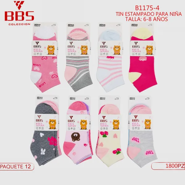 TIN ESTAMPADO PARA NIÑA (6-8 AÑOS)