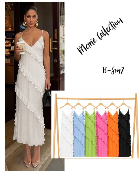 Vestido con volantes