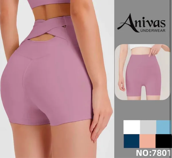 Shorts deportivos de tiro alto