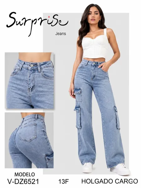 Jeans Holgado Cargo