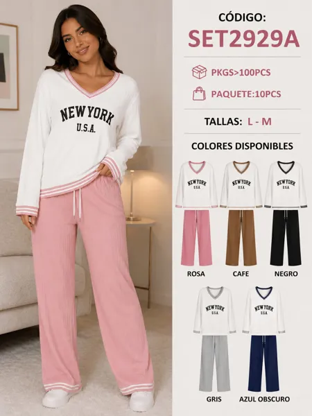 Pijama de dos piezas