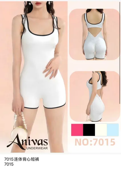Body corto tipo chaleco-7015