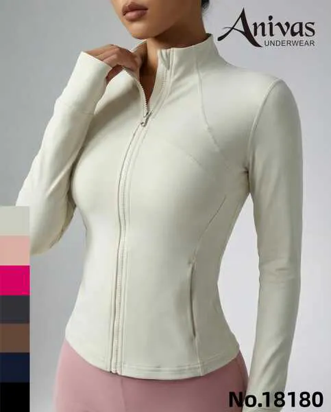 Chaqueta deportiva de manga larga con cierre-18180