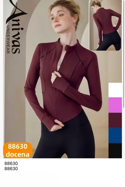 Chaqueta manga larga con cremallera-88630
