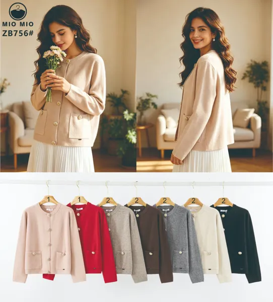 Suéter Cardigan de Botones
