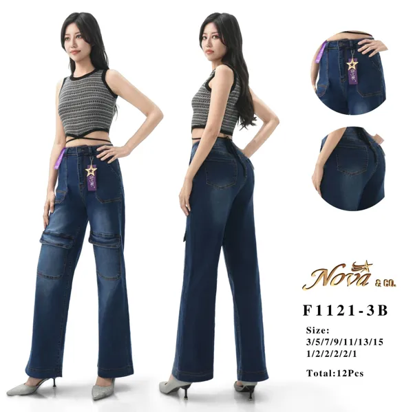 Jeans Corte Cargo