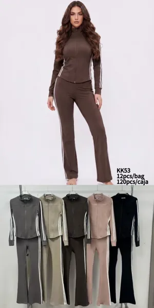 Conjunto deportivo de chamarra y pantalón