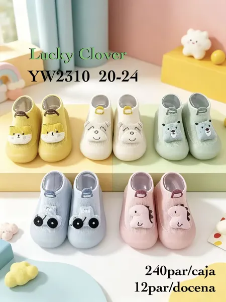 Zapatos antideslizantes para bebé con dibujos