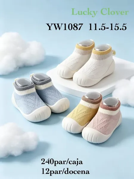 Zapatitos tipo calcetín para bebé