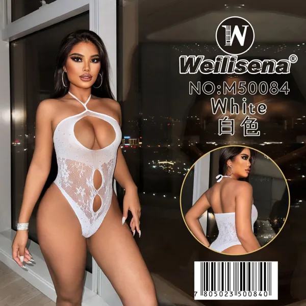 malla sexy blanco