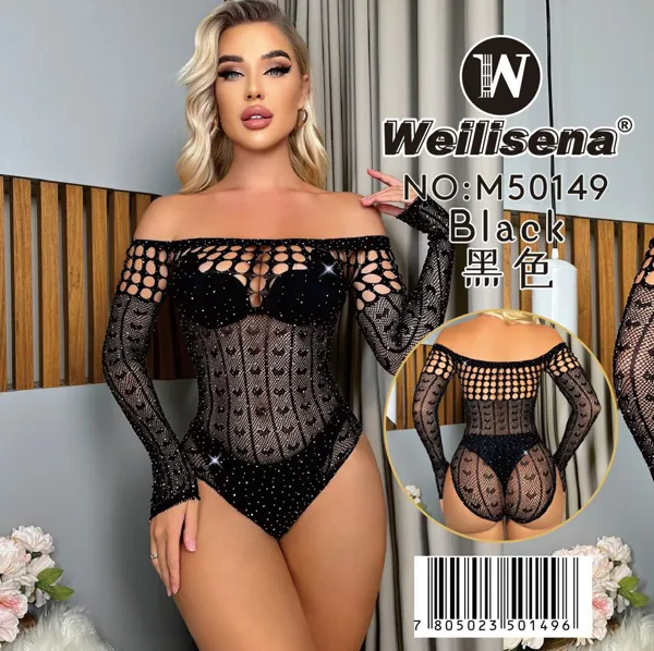 malla sexy negro