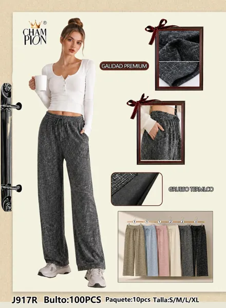 Pantalón térmico de punto
