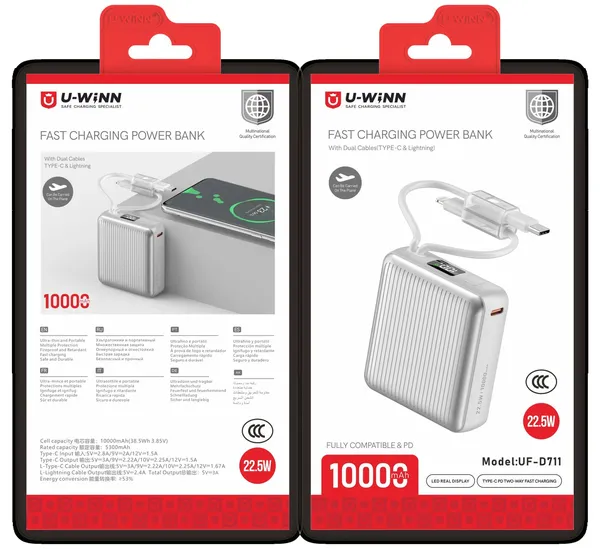 Batería portátil 10000mAh