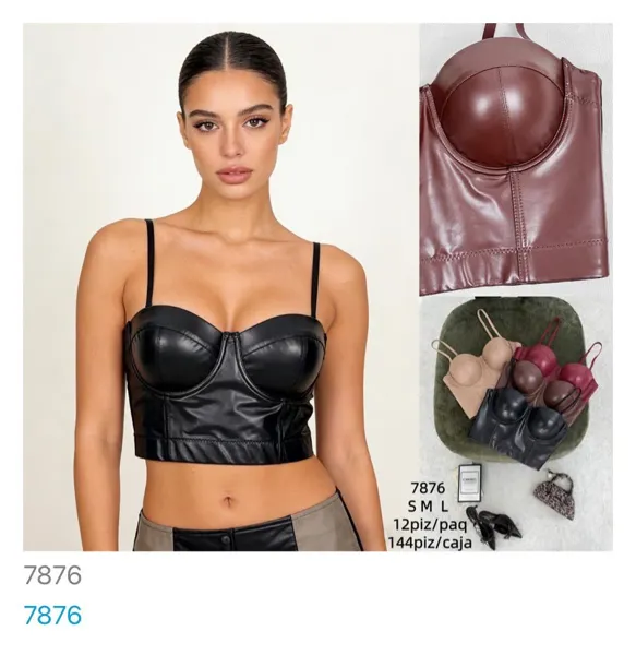 Crop top bustier