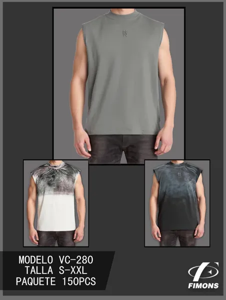 Camiseta sin mangas de hombre