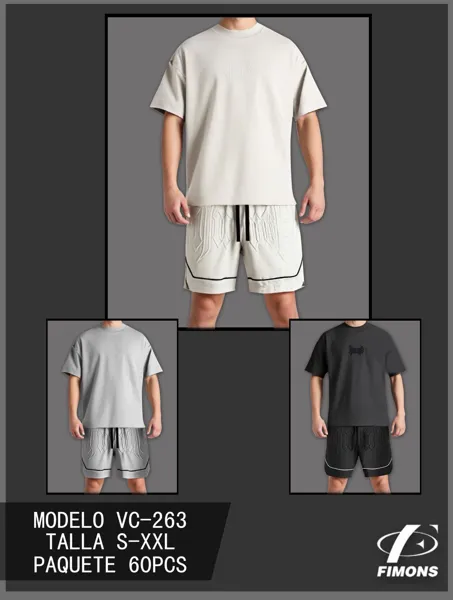 Conjunto de playera y short de hombre
