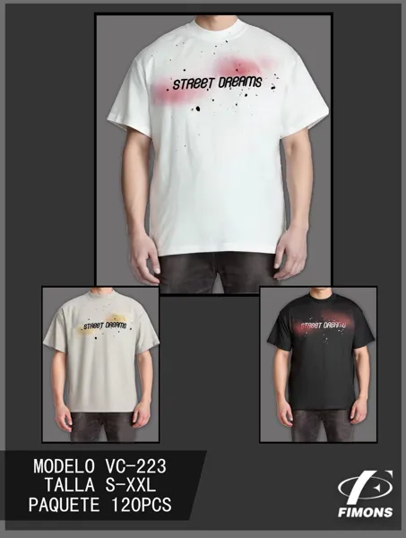Playera estampada de hombre
