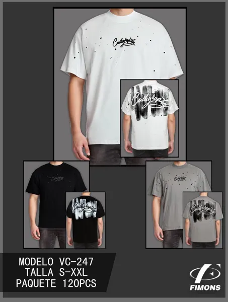 Playera estampada de hombre