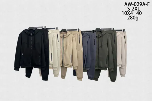 Conjunto deportivo de sudadera y pantalón de hombre