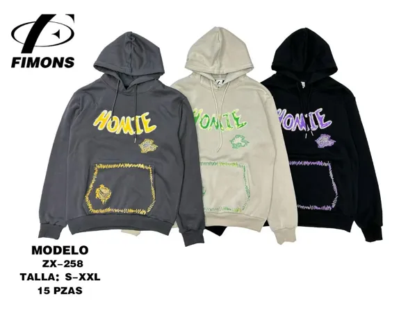 Sudadera con capucha de hombre