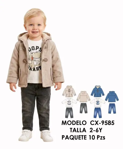 Chamarra de borrega para niño