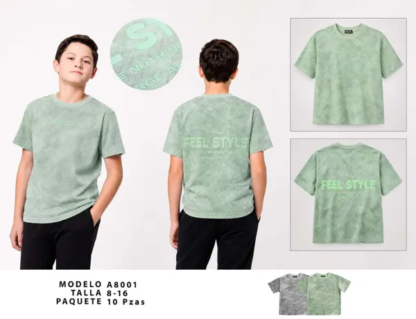Playera estampada para niño
