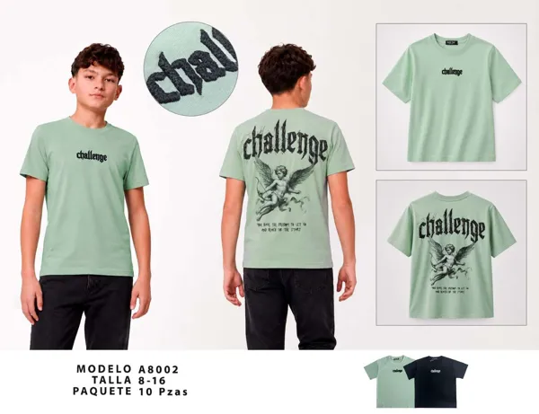 Playera estampada para niño