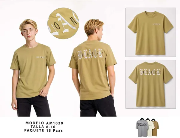 Playera estampada para niño